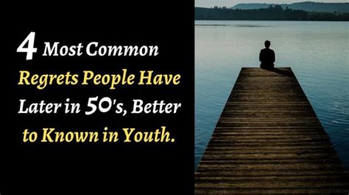 40 Most Common Regrets People Have in Their 40s