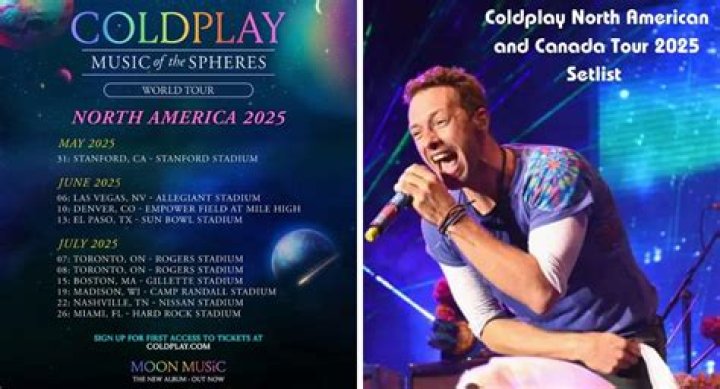 Coldplay Announces International Stadium Tour + US Dates – See The Full List! (@Coldplay) – Celeb Secrets